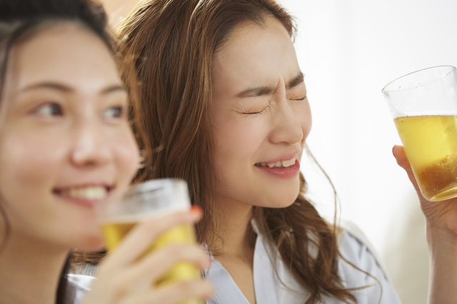 アルコールは控えましょう